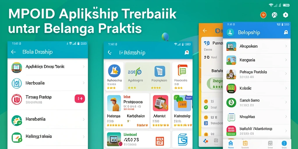 Antarmuka aplikasi MPOID yang intuitif dan mudah digunakan.