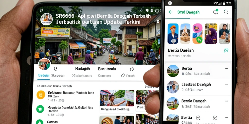 Tampilan antarmuka aplikasi SR6666 yang intuitif dan menarik.